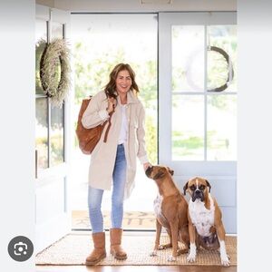 Jillian Harris x Jackson Rowe Tan Shacket | Size M